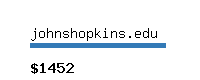 johnshopkins.edu Website value calculator