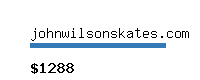 johnwilsonskates.com Website value calculator