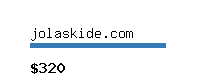 jolaskide.com Website value calculator
