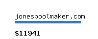 jonesbootmaker.com Website value calculator