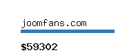 joomfans.com Website value calculator