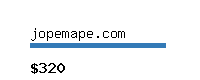 jopemape.com Website value calculator