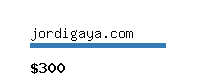 jordigaya.com Website value calculator