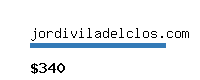 jordiviladelclos.com Website value calculator
