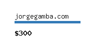 jorgegamba.com Website value calculator