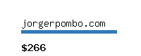 jorgerpombo.com Website value calculator