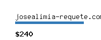 josealimia-requete.com Website value calculator