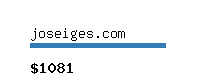 joseiges.com Website value calculator