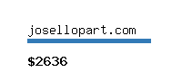 josellopart.com Website value calculator