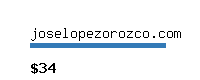 joselopezorozco.com Website value calculator