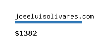 joseluisolivares.com Website value calculator