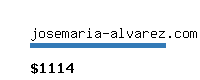 josemaria-alvarez.com Website value calculator