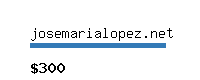 josemarialopez.net Website value calculator