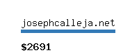 josephcalleja.net Website value calculator