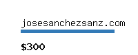 josesanchezsanz.com Website value calculator
