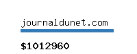 journaldunet.com Website value calculator