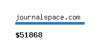 journalspace.com Website value calculator