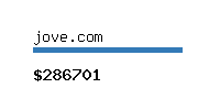 jove.com Website value calculator