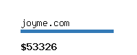 joyme.com Website value calculator