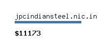 jpcindiansteel.nic.in Website value calculator