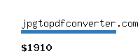 jpgtopdfconverter.com Website value calculator