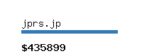 jprs.jp Website value calculator