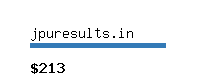 jpuresults.in Website value calculator