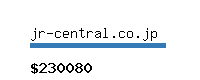 jr-central.co.jp Website value calculator