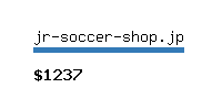 jr-soccer-shop.jp Website value calculator