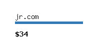 jr.com Website value calculator