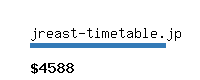 jreast-timetable.jp Website value calculator