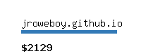 jroweboy.github.io Website value calculator