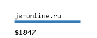 js-online.ru Website value calculator