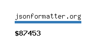 jsonformatter.org Website value calculator