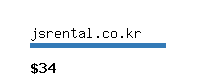 jsrental.co.kr Website value calculator