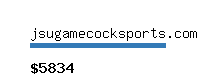 jsugamecocksports.com Website value calculator