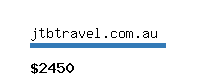 jtbtravel.com.au Website value calculator