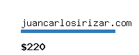 juancarlosirizar.com Website value calculator