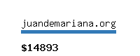 juandemariana.org Website value calculator