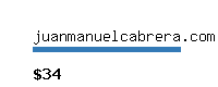 juanmanuelcabrera.com Website value calculator