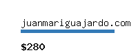 juanmariguajardo.com Website value calculator