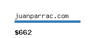 juanparrac.com Website value calculator