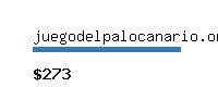 juegodelpalocanario.org Website value calculator