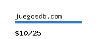 juegosdb.com Website value calculator