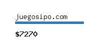 juegosipo.com Website value calculator