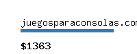 juegosparaconsolas.com Website value calculator