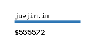 juejin.im Website value calculator