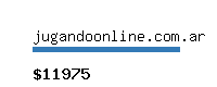 jugandoonline.com.ar Website value calculator