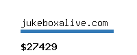 jukeboxalive.com Website value calculator