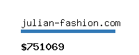 julian-fashion.com Website value calculator